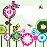 De liefde naadloze Paisley van de vlinder bloem 2 vector illustratie De liefde naadloze Paisley van de vlinder bloem 2 vector illustratie