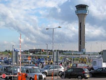 De Luchthaven van Londen Luton royalty-vrije stock foto De Luchthaven van Londen Luton royalty-vrije stock foto
