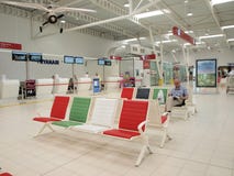 De luchthaven van Lublin, Polen stock foto De luchthaven van Lublin, Polen stock foto