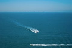 De luchtmening van Tampa Bay Florida met boten stock afbeelding De luchtmening van Tampa Bay Florida met boten stock afbeelding