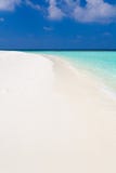De Maldiven, wit zand royalty-vrije stock afbeeldingen De Maldiven, wit zand royalty-vrije stock afbeeldingen