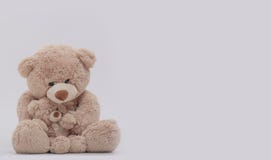 De mammateddybeer koestert haar zoon geïsoleerde achtergrond stock afbeeldingen De mammateddybeer koestert haar zoon geïsoleerde achtergrond stock afbeeldingen