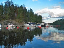 De medio zomer in Finland royalty-vrije stock fotografie De medio zomer in Finland royalty-vrije stock fotografie