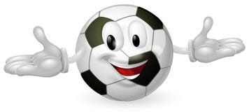 De Mens van de Bal van het voetbal stock illustratie De Mens van de Bal van het voetbal stock illustratie