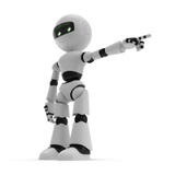 De moderne Robot isoleerde 3D Illustratie op Witte Achtergrond royalty-vrije illustratie De moderne Robot isoleerde 3D Illustratie op Witte Achtergrond royalty-vrije illustratie