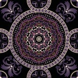 De naadloze achtergrond van Paisley, bloemenpatroon Kleurrijk sier Indisch ornament vector illustratie De naadloze achtergrond van Paisley, bloemenpatroon Kleurrijk sier Indisch ornament vector illustratie