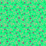 De naadloze Bloemen Vector van de Bladerenstammen van Patroon Rozerode Kleine Bloemen Donkergroene Achtergrond van Chartreuse De royalty-vrije illustratie De naadloze Bloemen Vector van de Bladerenstammen van Patroon Rozerode Kleine Bloemen Donkergroene Achtergrond van Chartreuse De royalty-vrije illustratie