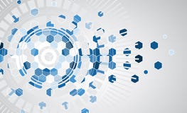 De nieuwe toekomstige abstracte achtergrond van het technologieconcept