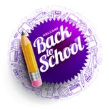De nuevo a diseño de la escuela ilustración del vector De nuevo a diseño de la escuela ilustración del vector