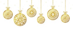 De ornamenten van Kerstmisballen, Kerstmisdecoratie, illustratie Stock Afbeeldingen De ornamenten van Kerstmisballen, Kerstmisdecoratie, illustratie Stock Afbeeldingen