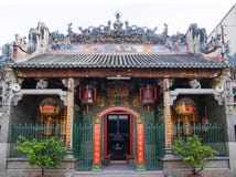 De Pagode van Hau van Thien, Ho-Chi-Minh-Stad royalty-vrije stock afbeeldingen De Pagode van Hau van Thien, Ho-Chi-Minh-Stad royalty-vrije stock afbeeldingen
