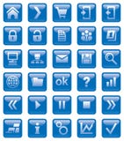 De pictogrammen van het Web royalty-vrije illustratie De pictogrammen van het Web royalty-vrije illustratie