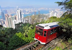 De piektram van Hongkong royalty-vrije stock afbeelding De piektram van Hongkong royalty-vrije stock afbeelding