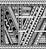 De Polynesische etnische tatoegering van de stijlkoker vector illustratie De Polynesische etnische tatoegering van de stijlkoker vector illustratie