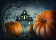 De pompoenen van Halloween