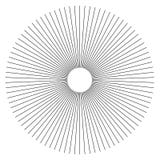 De radiale lijnen vatten geometrisch element samen Spokes, die strook uitstralen royalty-vrije illustratie De radiale lijnen vatten geometrisch element samen Spokes, die strook uitstralen royalty-vrije illustratie