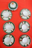 De reeks van Cofee royalty-vrije stock afbeelding De reeks van Cofee royalty-vrije stock afbeelding