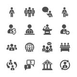 De reeks van het bedrijfsmensenpictogram, vectoreps10 vector illustratie De reeks van het bedrijfsmensenpictogram, vectoreps10 vector illustratie