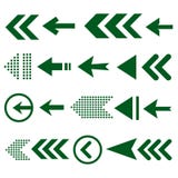 De reeks van het pijlpictogram, groot ontwerp voor om het even welke doeleinden royalty-vrije illustratie De reeks van het pijlpictogram, groot ontwerp voor om het even welke doeleinden royalty-vrije illustratie