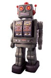 De robot van het stuk speelgoed De robot van het stuk speelgoed