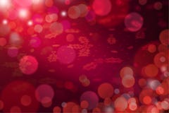 De rode Abstracte Achtergrond van Kerstmislichten De rode Abstracte Achtergrond van Kerstmislichten