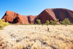 De Rots van Uluruayers, Noordelijk Grondgebied, Australië stock foto's De Rots van Uluruayers, Noordelijk Grondgebied, Australië stock foto's