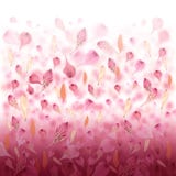 De roze Achtergrond van de Valentijnskaart van de Bloem van de Liefde royalty-vrije illustratie De roze Achtergrond van de Valentijnskaart van de Bloem van de Liefde royalty-vrije illustratie