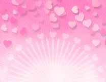 De Roze Harten van het suikergoed vector illustratie De Roze Harten van het suikergoed vector illustratie