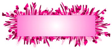 De Roze Manier van het Embleem van de Web-pagina vector illustratie De Roze Manier van het Embleem van de Web-pagina vector illustratie