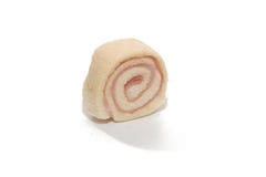 De sandwich van het worstbroodje op witte achtergrond Royalty-vrije Stock Fotografie De sandwich van het worstbroodje op witte achtergrond Royalty-vrije Stock Fotografie