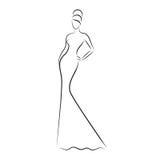De schets van de mannequin vector illustratie De schets van de mannequin vector illustratie