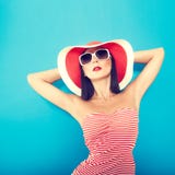 De sensuele meisjeszomer stock afbeeldingen De sensuele meisjeszomer stock afbeeldingen