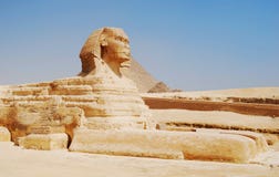 De Sfinx in Kaïro, Giza, Egypte stock afbeeldingen De Sfinx in Kaïro, Giza, Egypte stock afbeeldingen