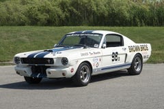 de shelby gt350 raceauto van 1965 Stock Foto