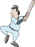 De Speler van het honkbal royalty-vrije illustratie De Speler van het honkbal royalty-vrije illustratie