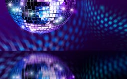 De spiegelbal van de disco stock foto De spiegelbal van de disco stock foto