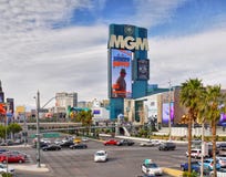 De Stad van MGM Las Vegas, Nevada royalty-vrije stock foto De Stad van MGM Las Vegas, Nevada royalty-vrije stock foto