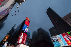 De Stad van nachtnew york stock afbeelding De Stad van nachtnew york stock afbeelding