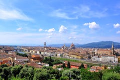 De stadsmening van Florence stock afbeelding De stadsmening van Florence stock afbeelding