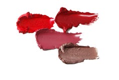 De steekproeven van de lippenstift stock foto De steekproeven van de lippenstift stock foto