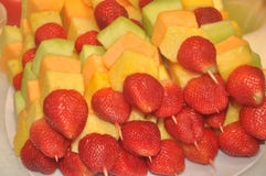 De Stok van de fruitschotel stock foto's De Stok van de fruitschotel stock foto's