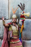 De strijder de Peruviaanse Andes Cuzco Peru van menseninca De strijder de Peruviaanse Andes Cuzco Peru van menseninca