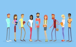 De student Group People Holding boekt Onderwijs stock illustratie De student Group People Holding boekt Onderwijs stock illustratie