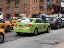De Taxi van de Stad van New York stock afbeelding De Taxi van de Stad van New York stock afbeelding