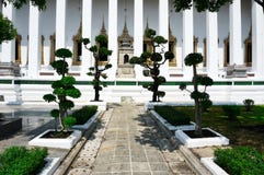 De tempel van BANGKOK, THAILAND, het Boeddhismegodsdienst van Bangkok - van Thailand royalty-vrije stock fotografie De tempel van BANGKOK, THAILAND, het Boeddhismegodsdienst van Bangkok - van Thailand royalty-vrije stock fotografie