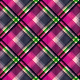De textuur van de geruit Schots wollen stofstof Naadloos patroon vector illustratie De textuur van de geruit Schots wollen stofstof Naadloos patroon vector illustratie