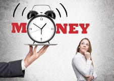 De tijd is geld royalty-vrije stock afbeelding De tijd is geld royalty-vrije stock afbeelding