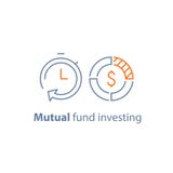 De tijd is geld, fondsbeheer, investering op lange termijn, financiële strategie, financiënoplossing, leningsgoedkeuring, pensioe royalty-vrije illustratie De tijd is geld, fondsbeheer, investering op lange termijn, financiële strategie, financiënoplossing, leningsgoedkeuring, pensioe royalty-vrije illustratie