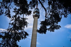 De toren van Avala servië Belgrado stock afbeelding De toren van Avala servië Belgrado stock afbeelding