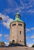 De toren van Valbergbewakers (1853) in Stavanger, Noorwegen stock fotografie De toren van Valbergbewakers (1853) in Stavanger, Noorwegen stock fotografie